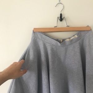 Atelier b chambray circle skirt